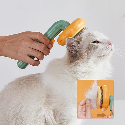 Grooming Tool for Dogs & Cats | Self-Cleaning Pet Slicker Brush